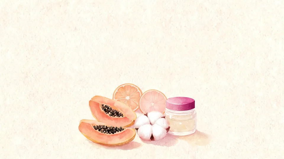 Ilustrasi artikel: Peeling Wajah Aman untuk Pemula, Panduan dari Klinik Blitar